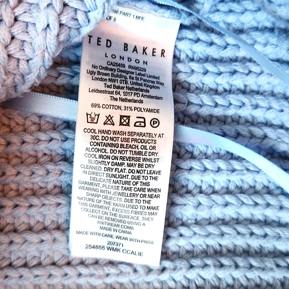 Ted Baker London Ccalie Cacoon Cable Knit Sweater Size L - Picture 7 of 15